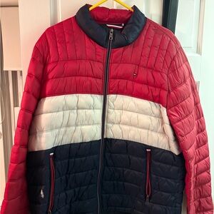 Tommy Hilfiger Men's Tricolor Puffer Jacket